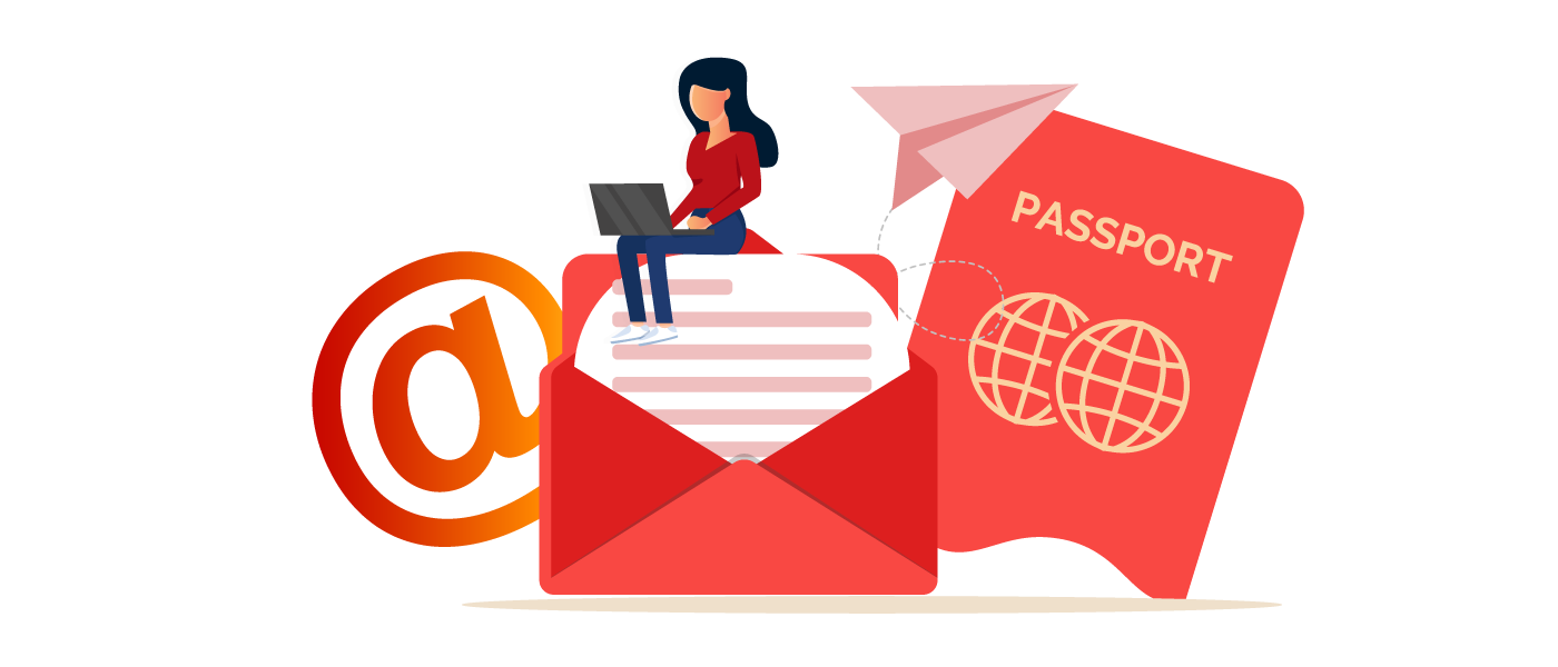 All you need is your email address, residence card, and passport